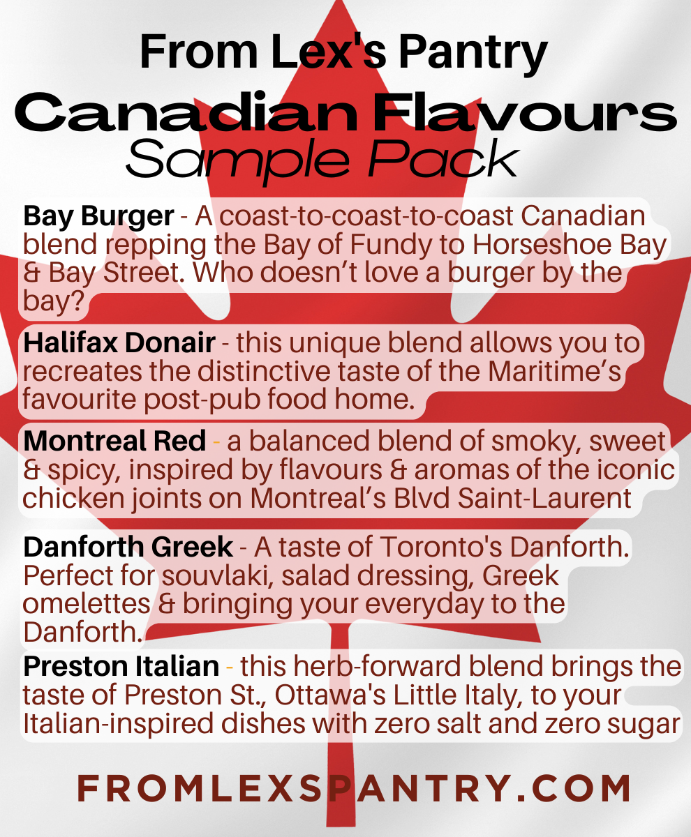 Canadian Flavours Sample Pack