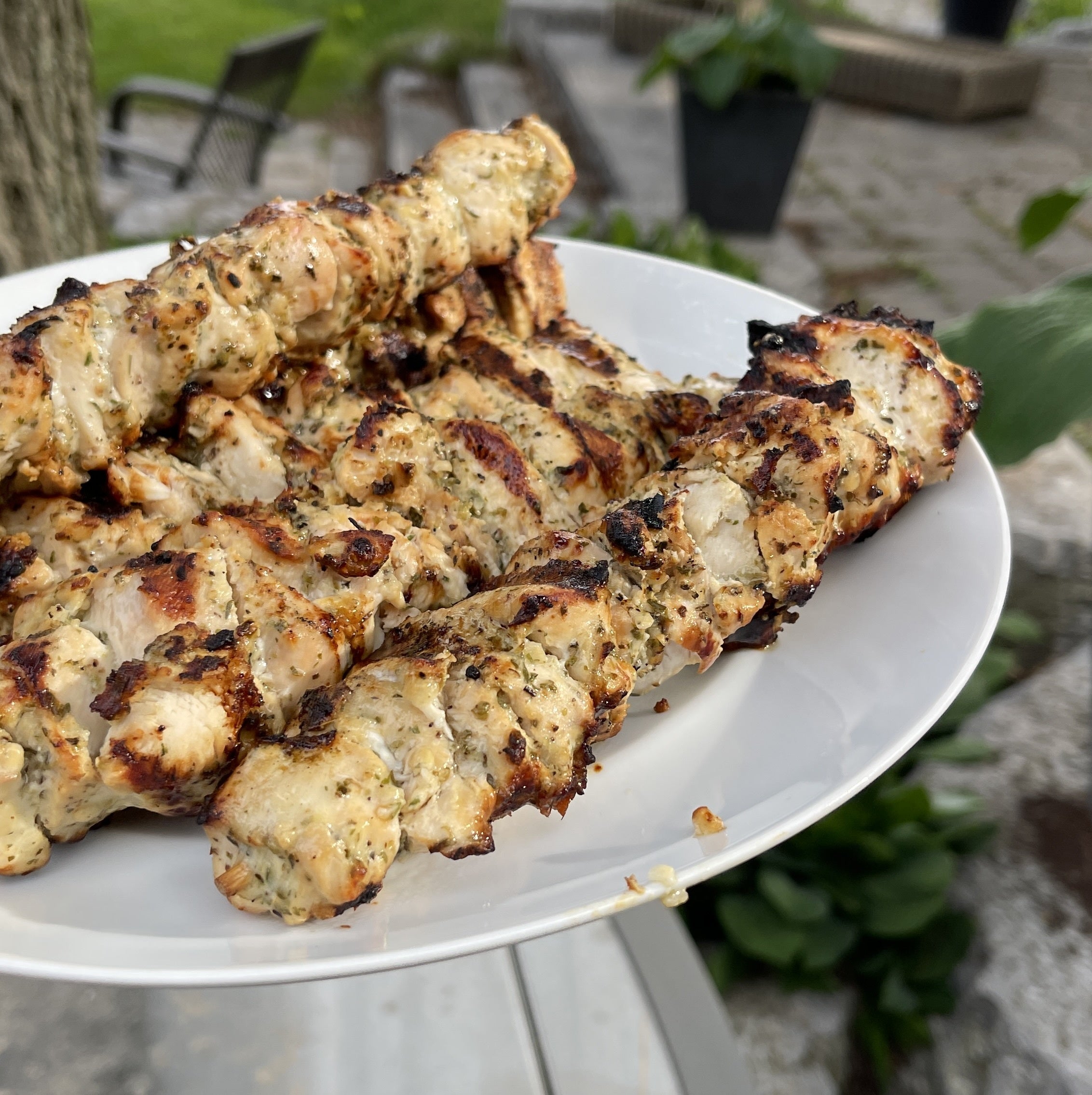 Honey Garlic Glaze For Chicken Kabobs Shish Kabob Honey Garlic
