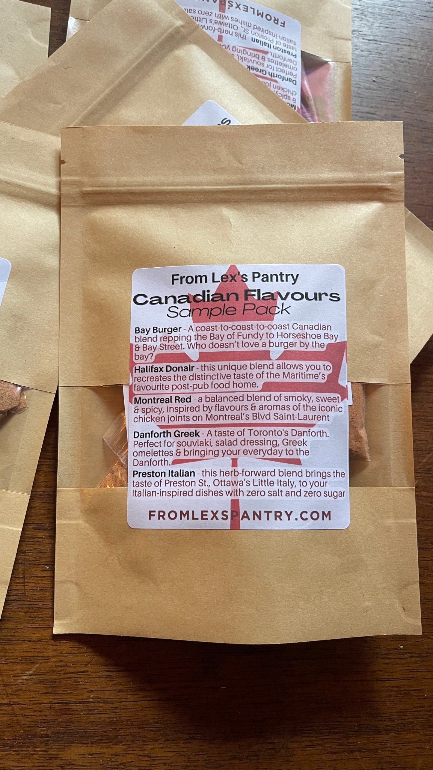 Canadian Flavours Sample Pack