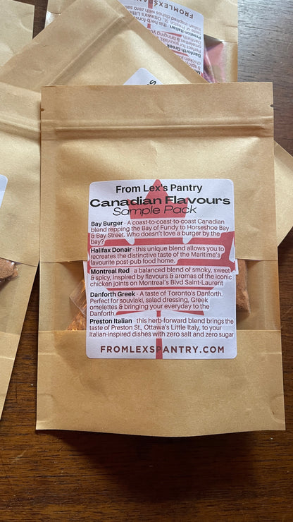 Canadian Flavours Sample Pack